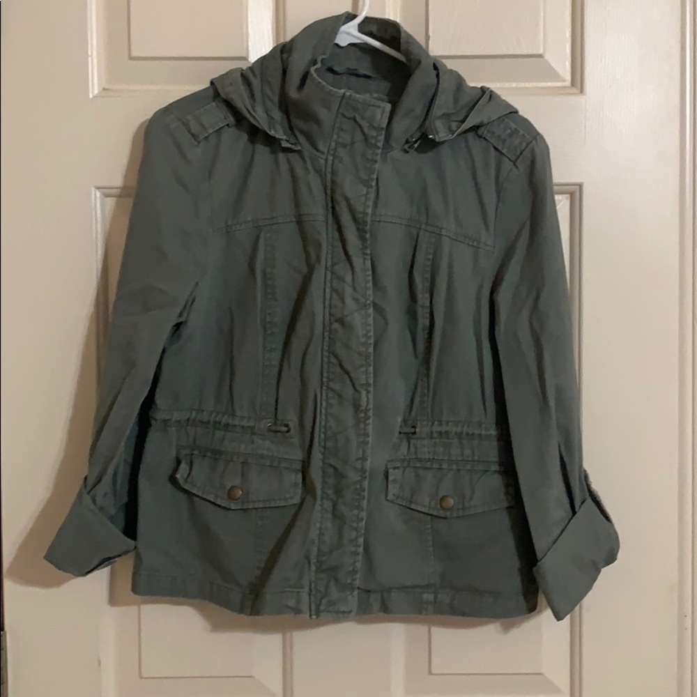 WOMENS ARMY GREEN JACKET
